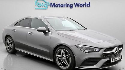 Begagnad Mercedes CLA180 AMG line 136 HK (100 kW) 2022 Grå Sedan