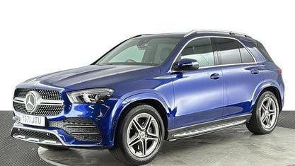 Used Mercedes GLE350 AMG line 320 HP (235 kW) 2021 Blue SUV