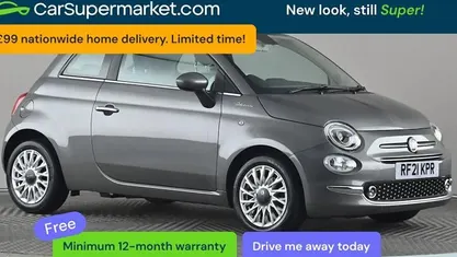 Used Fiat 500 Dolcevita 70 HP (51 kW) 2021 Grey Hatchback