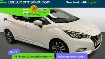 Usado Nissan Micra Tekna 101 HP (74 kW) 2020 Branco Citadino