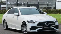 White Used 2023 Mercedes C220 AMG Line Premium Sedan | £33,000 (Fair price)