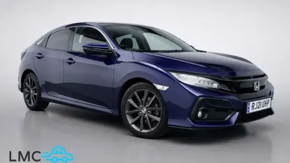 Used Honda Civic SR 126 HP (92 kW) 2021 Blue Hatchback