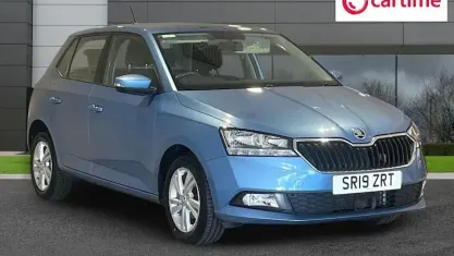 Used Skoda Fabia SE 75 HP (55 kW) 2019 Blue Hatchback