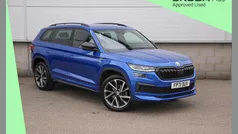 Race blue metallic Used 2022 Skoda Kodiaq SportLine SUV | £27,995 (Fair price)