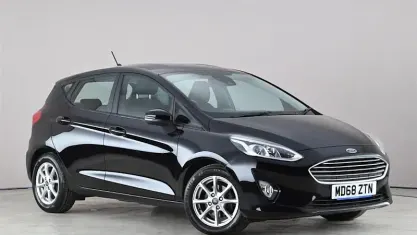 Second-hand Ford Fiesta Zetec 101 CP (74 kW) 2018 Negru Hatchback