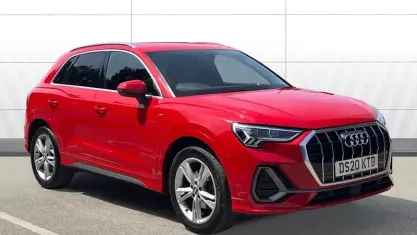 Used Audi Q3 S-Line 150 HP (110 kW) 2020 Red SUV