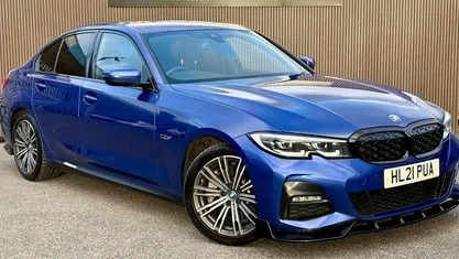 Blue Used 2021 BMW 330e M Sport Sedan | £16,990 (Good price)