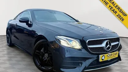 Black Used 2019 Mercedes E220 AMG line Coupe | £18,698 (Good price)