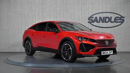 Red Used 2024 Peugeot 408 GTi Sedan | £19,399 (Fair price)