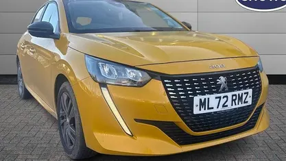Yellow Used 2022 Peugeot 208 Active+ Hatchback | £11,839 (Fair price)