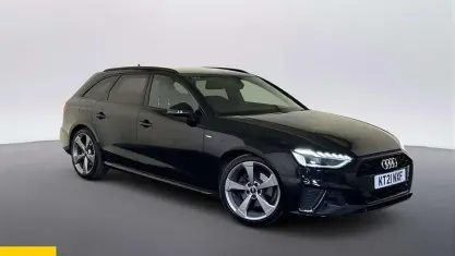 Used Audi A4 Black Edition 150 HP (110 kW) 2021 Black Estate