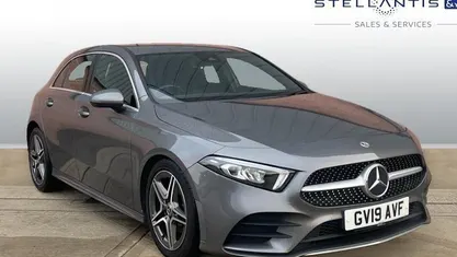 Blue Used 2019 Mercedes A200 AMG line Hatchback | £14,867 (Fair price)
