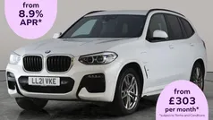 White Used 2021 BMW X3 M Sport SUV | £21,768 (Good price)