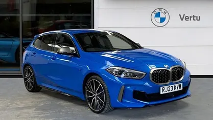 Used BMW M135 Comfort Edition 306 HP (225 kW) 2023 Blue Hatchback