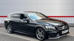 Black Used 2018 Mercedes C200 AMG Line Premium Estate | £15,891 (Fair price)