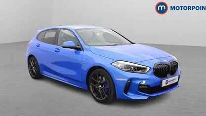 Used BMW 118 M Sport 136 HP (100 kW) 2023 Blue Hatchback