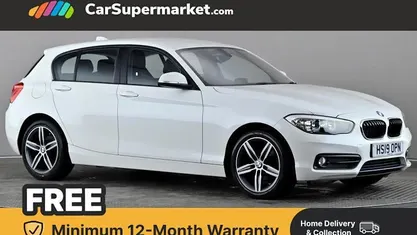 Used BMW 118 Sport Line 136 HP (100 kW) 2019 White Hatchback