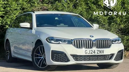 Used BMW 530e M Sport 292 HP (214 kW) 2023 White Estate