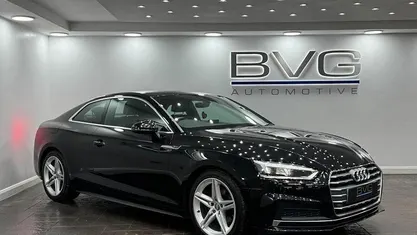 Used Audi A5 S-Line 190 HP (139 kW) 2017 Black Coupe