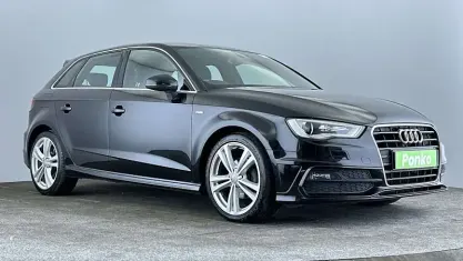 Used Audi A3 Sportback S-Line 105 HP (77 kW) 2013 Black Hatchback