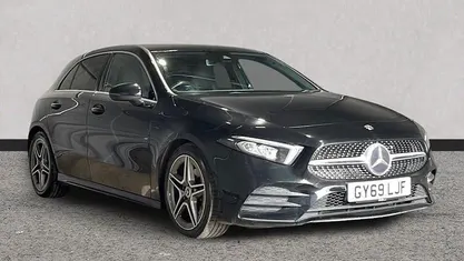Używany Mercedes A200 AMG line 150 KM (110 kW) 2019 Czarny Hatchback