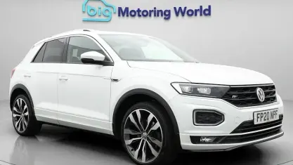 Used VW T-Roc R-line 150 HP (110 kW) 2020 White SUV