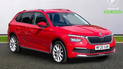 Used Skoda Kamiq SE L 116 HP (85 kW) 2020 Red SUV