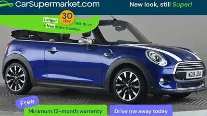 Usado Mini Cooper Cabriolet Exclusive 136 CV (100 kW) 2019 Azul Descapotable