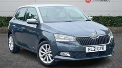 Metallic graphite grey Used 2021 Skoda Fabia Colour Edition Hatchback | £10,904 (Fair price)