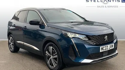 Blue Used 2022 Peugeot 3008 Allure Premium Estate | £16,514 (Fair price)