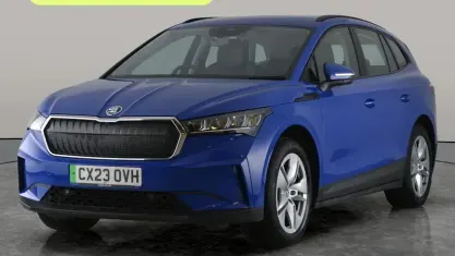 Begagnad Skoda Enyaq iV ecoSuite 131 kW (179 HK) 2023 Blå SUV
