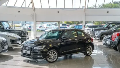 Used Audi A1 Sportback S-Line 125 HP (91 kW) 2016 Black Hatchback