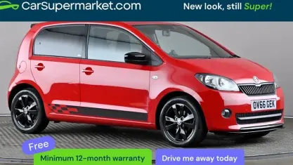 Begagnad Skoda Citigo Monte Carlo 60 HK (44 kW) 2016 Röd Halvkombi