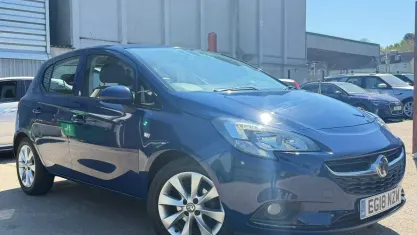 Used Vauxhall Corsa 90 HP (66 kW) 2018 Blue Hatchback