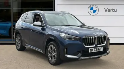 Used BMW X1 Comfort Edition 170 HP (125 kW) 2023 Phytonic blue metallic paint SUV