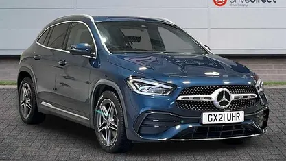 Blue Used 2021 Mercedes GLA180 AMG line SUV | £23,250 (Good price)