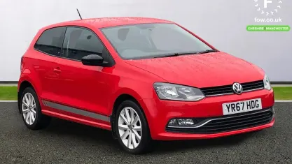Used VW Polo Beats 90 HP (66 kW) 2017 Red Hatchback