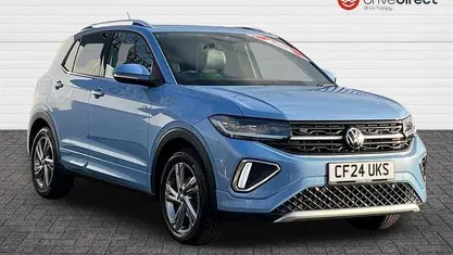 Blue Used 2024 VW T-Cross R-line SUV | £22,995 (Fair price)