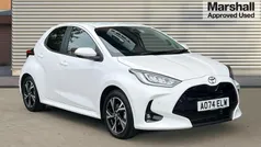 White Used 2024 Toyota Yaris Hybrid Design Hatchback | £19,490 (Fair price)