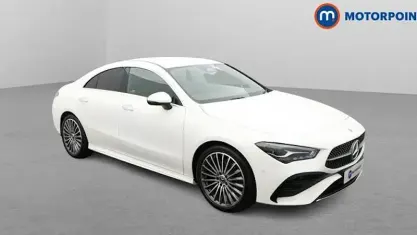 Used Mercedes CLA200 AMG Line Premium 163 HP (119 kW) 2025 White Coupe