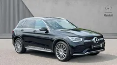 Obsidian black metallic Used 2021 Mercedes GLC300 AMG Line Premium SUV | £30,138 (Fair price)