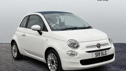 Used Fiat 500 Pop Star 69 HP (50 kW) 2017 White Hatchback