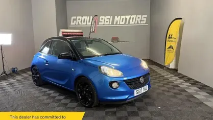 Used Vauxhall Adam S 70 HP (51 kW) 2017 Blue Hatchback