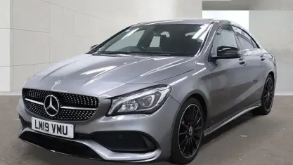 Used Mercedes CLA200 AMG line 156 HP (114 kW) 2019 Grey Coupe