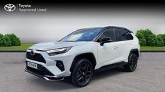 White/black New 2025 Toyota RAV4 Hybrid Sport SUV | £41,321 (Fair price)