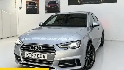 Used Audi A4 S-Line 190 HP (139 kW) 2017 Silver Sedan