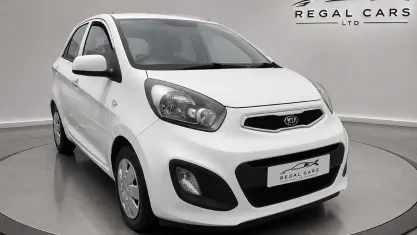 Used Kia Picanto 69 HP (50 kW) 2014 White Hatchback