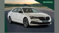 White Used 2024 Skoda Superb SportlinePlus Hatchback | £26,190 (Fair price)