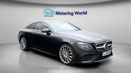 Used Mercedes E350 AMG line 299 HP (219 kW) 2019 Green Coupe