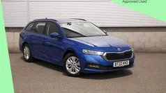 Race blue metallic Used 2022 Skoda Octavia SE Technology Estate | £17,395 (Fair price)